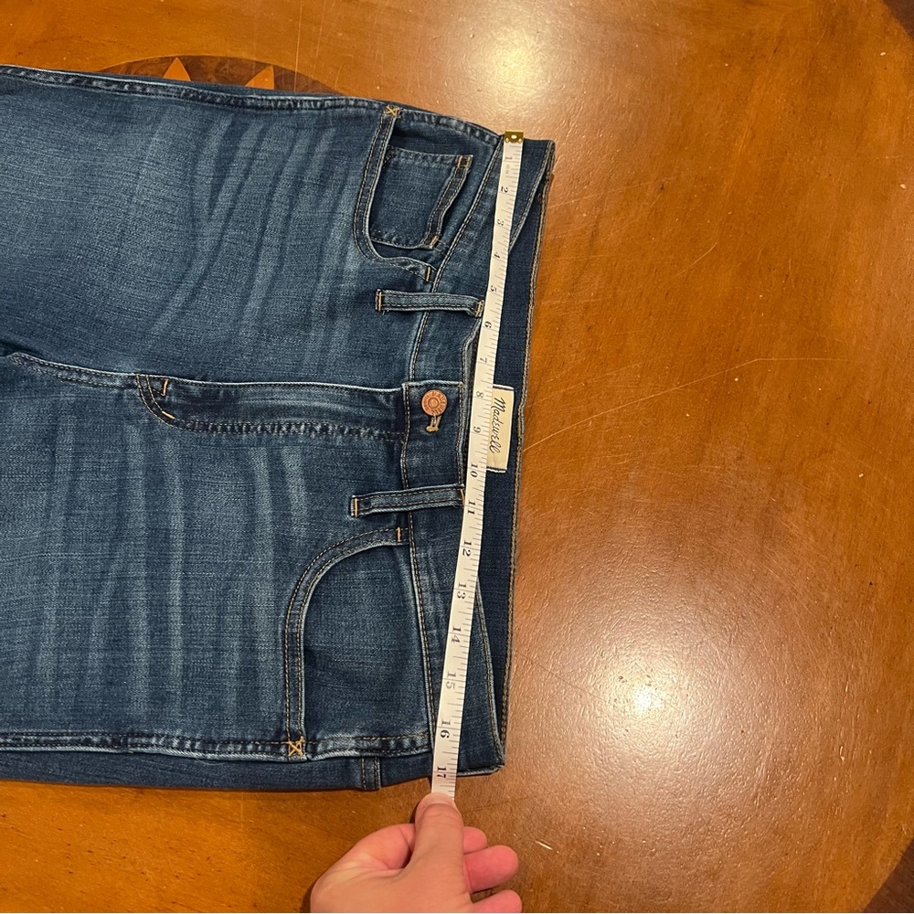 Madewell Women’s 10" High-Rise Roadtripper Supersoft Jeans Playford Wash 31T - Picture 12 of 16